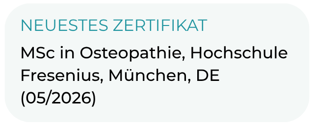 Neuestes Zertifikat